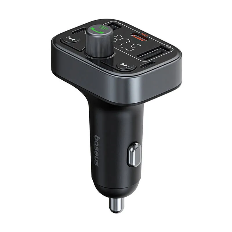 <![CDATA[FM Transmitter Baseus S-09 Pro, Bluetooth (black)]]>